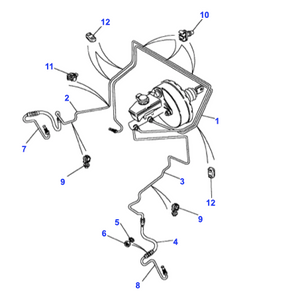 Tuyaux de frein Defender - NRC7799 Genuine Part