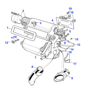 Solénoïde à dépression de chauffage Range Rover Classic - RTC5637 Genuine Part