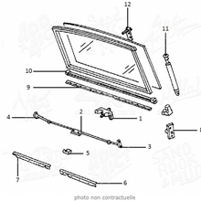 Charger l&#39;image dans la galerie, Joint hayon supérieur Range Rover Classic - 390345 Genuine Part
