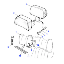 Charger l&#39;image dans la galerie, Joint sous appui-tête Range Rover Classic - BNP1792 Genuine Part
