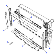 Charger l&#39;image dans la galerie, Joint radiateur vertical Range Rover Classic - MUC4177 Genuine Part
