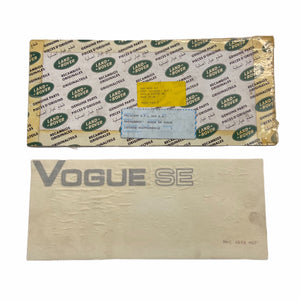 Badge VOGUE SE Range Rover Classic - MXC4658MCF New Old Stock