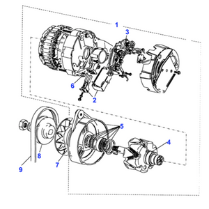 Kit assemblage alternateur Range Rover Classic - RTC5925 Genuine Part