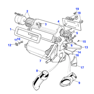 Commutateur rotatif de ventilateur Range Rover Classic - PRC5435 Genuine Part