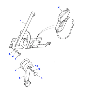 Mécanisme de lève vitre AR Range Rover Classic - MTC8906 Genuine Part