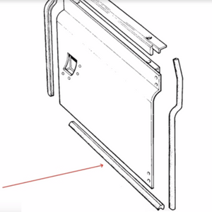 Joint de bas de portes Land Rover Série - MRC5740 Genuine Part