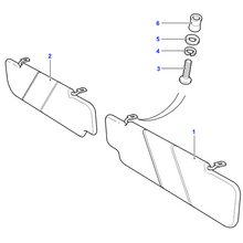 Charger l&#39;image dans la galerie, Vis pare-soleil Range Rover Classic - SE106251L Genuine Part
