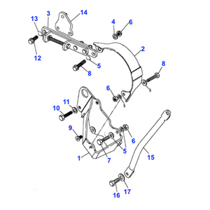 Support alternateur Range Rover Classic - ETC5576 Genuine Part