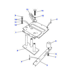 Support roue de secours Defender - MTC3598 Genuine Part