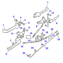 Charger l&#39;image dans la galerie, Poignée porte intérieure range Rover Classic - 390739 Genuine Part
