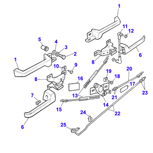 Poignée de fermeture de porte Range Rover Classic - 390768 Genuine Part