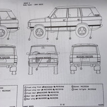 Charger l&#39;image dans la galerie, Badge Hayon Range Rover Classic - MUC2956HBB  New Old Stock
