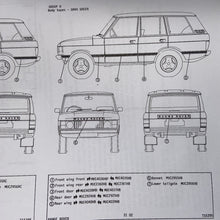 Charger l&#39;image dans la galerie, Badge Capot Range Rover Classic - MUC2955HBB New Old Stock
