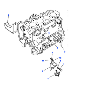 Support moteur Defender - NRC5434 Genuine Part