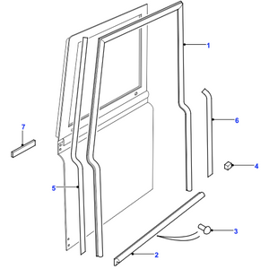 Joint bas de porte Defender - ALR6251 Genuine Part