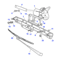 Charger l&#39;image dans la galerie, Levier rotatif de moteur d&#39;essuie-glace Range Rover Classic - AEU4087 Genuine Part
