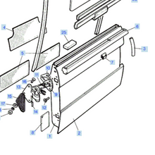 Charger l&#39;image dans la galerie, Porte avant gauche Range Rover Classic - 392571 Genuine Part
