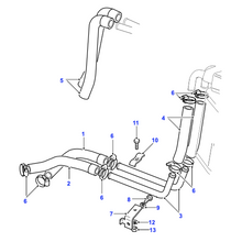 Charger l&#39;image dans la galerie, Durite de chauffage Defender - NRC6313 Genuine Part
