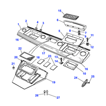 Charger l&#39;image dans la galerie, Vide poche planche de bord range rover classic - MTC5520RUN Genuine Part
