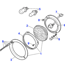 Charger l&#39;image dans la galerie, Joint phare Range Rover Classic - 607206 Genuine Part
