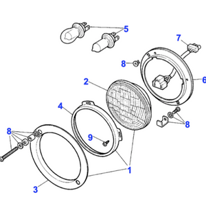 Joint phare Range Rover Classic - 607206 Genuine Part