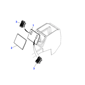 Panneau interrupteurs vitres cubby box range rover classic - MXC1705RUN Genuine Part