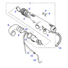 Charger l&#39;image dans la galerie, Coude entrée d&#39;air carburateur Range Rover Classic - 603670 Genuine Part
