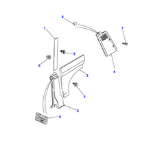 Charger l&#39;image dans la galerie, Clip garniture montant Range Rover Classic - MRC7399 Genine Part
