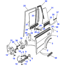 Charger l&#39;image dans la galerie, Joint vitre AR Range Rover Classic - MTC7290 Genuine Part
